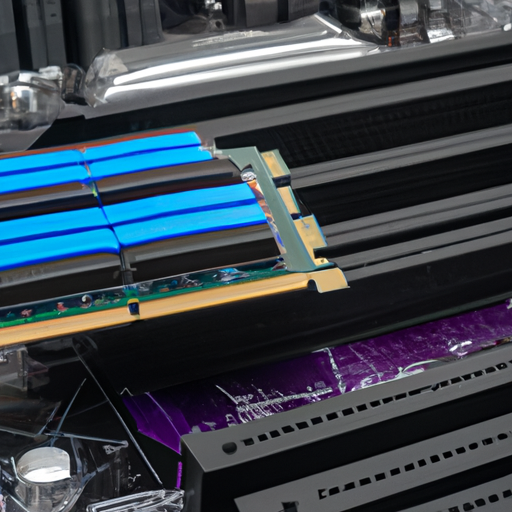 A close-up of the corsair vengeance ddr5 ram sticks on a motherboard next to a cpu cooler