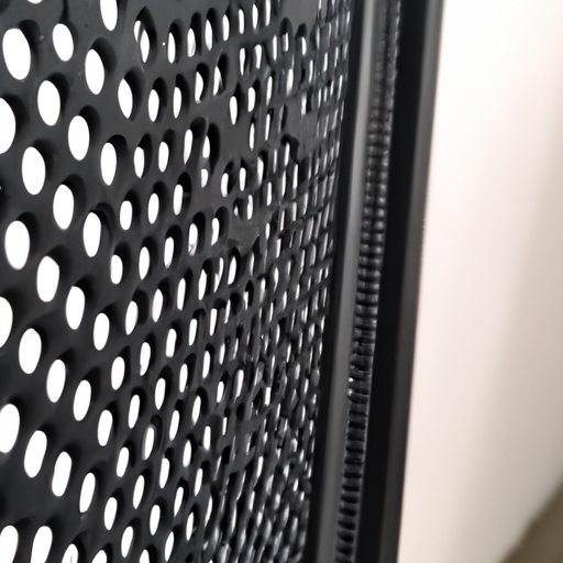 A close view highlighting the material of the laptop stand