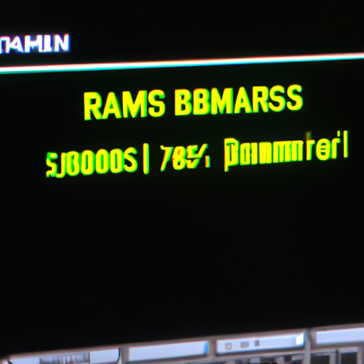 A screenshoot of the bios screen or diagnostic software displaying the added ram and its operational status