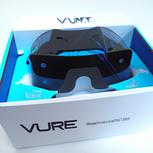 An unboxing image of the viture one xr/ar glasses highlighting their unique design features