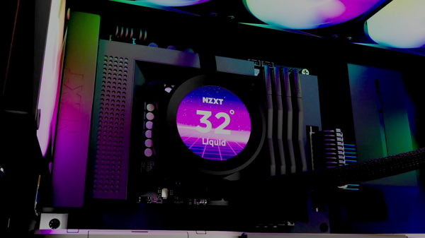 NZXT Kraken 360mm RGB CPU Liquid Cooler (with LCD Display) (Black