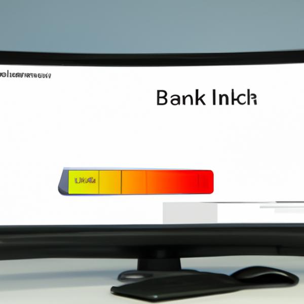 A desktop setup with a monitor displaying a benchmarking tool