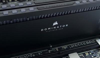 Corsair dominator ddr5 32gb black logo 