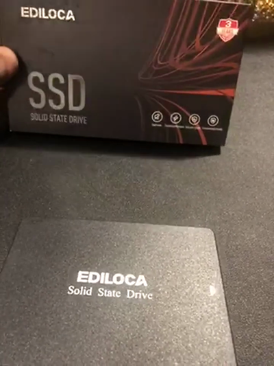 My experience with the Ediloca ES106 SATA III: 256GB SSD at 550MB/s (2024) logo