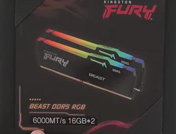 Kingston fury beast ddr5 32gb kit black packing