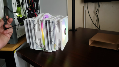 Review: using the Thermalright FS140 V3 ARGB Dual Tower CPU Cooler (2024) logo